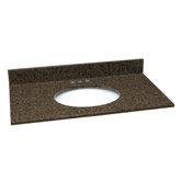 25" x 22" Granite Single Bowl Top