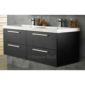Black Wood Quartet Basin and Cabinet