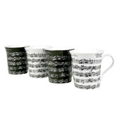 Assorted Vivaldi Libretto 12 oz. Mug (Set of 4)
