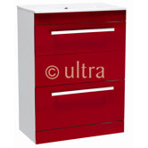 Floor Mounted Unit in Red