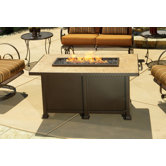 Casual Fireside Corsica Fire Pit with Mocha Tile