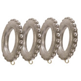 Compatible Drapery Beaded Rings (Set of 4)