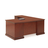 Devon L-Shaped Executive Desk with Return