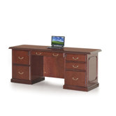 Heritage Executive Desk with Center Drawer