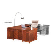 Cambridge L-Shaped Executive Desk with Return