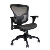 Mesh Arm Chair with Adjustable Armrest