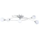 Orina 5 Bulb Ceiling Light in Chrome
