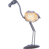 AL 2 Light Outdoor Solar Light (Set of 3) in Rust Fabric