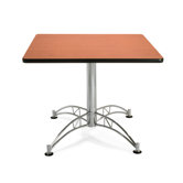 36" Square Multi-Purpose Polished Aluminum Table