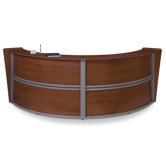 Reception Furniture Double Unit Curved Station