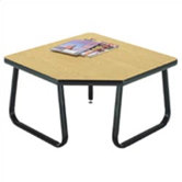 Corner Table with Sled Base