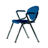 Rico 17.75" Plastic Classroom Glides Chair