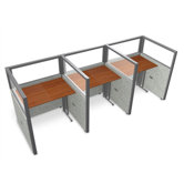 Privacy Station Panel System 1x3 Configuration