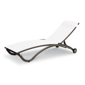 Pompano Sling Chaise Lounge with Cushion