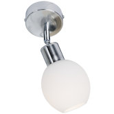 Wandstrahler "Saldes" in Nickel matt
