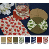 Denim Wine Glass Coaster with Cercie (Set of 2)