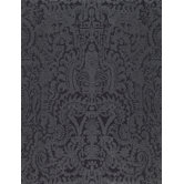 Barbara Becker Raised Surface Faux Textile Unframed Damask Wallpaper