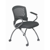 ProLine II Deluxe Folding Chair with Plastic Back and Arms in Titanium (2-Pack)