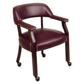 Traditional Guest Chair with Wrap Around Back