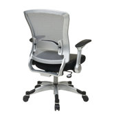 Professional Light Air Grid Chair with Flip Arms