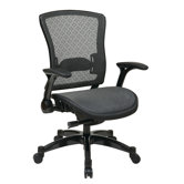 Professional R2 Space Grid Back Chair with Flip Arms