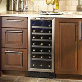 Silhouette 34 Bottle Built-In Wine Cooler