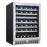 Silhouette 51 Bottle Built-In Dual Zone Wine Cooler