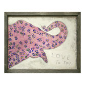 Pink Elephant Art Print
