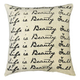 Life is Beauty Full Pillow