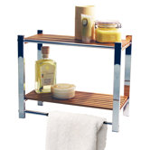 Bathroom Wall Storage Shelf / Towel Rail