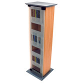 Glass Door CD / DVD / Media Storage Shelves