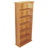 222 CD or 104 DVD Media Storage Shelf Unit