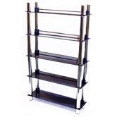 5 Tier DVD Blu-ray / CD / Media Storage Shelves