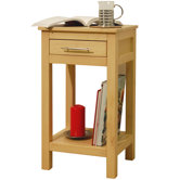 Solid Wood Storage Telephone / End Table