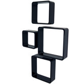 4 Piece Wall Cube Display Shelf
