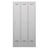 Garderobenschrank "MonoBloc" mit 3 F&auml;chern und Sockel