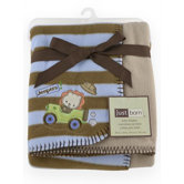 Just Born 2 Ply Lion Reversible Blanket