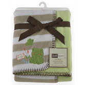 Just Born 2 Ply Frog Reversible Blanket