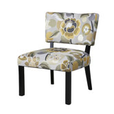 Floral Slipper Chair