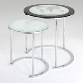 World Map 2 Piece Nesting Tables