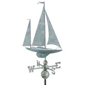 Yawl Sailboat Weathervane