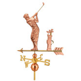 Full Size Weathervane Golfer