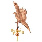 Full Size Weathervane Pheasant  in Polished