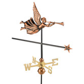 Angel Weathervane with Roof Mount