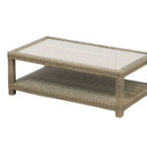 Sahara Rectangle Coffee Table with Shelf