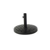 Polystone Lattice Parasol Base in Black