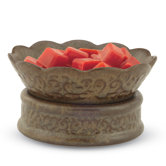 Ceramic Warmer and Round Dish