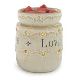 Ceramic Live, Laugh, Love Illumination Warmer