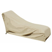 Chaise Lounge Winter Cover in Beige