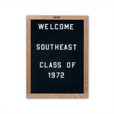Wall-Mounted Open-Face Directory Boards - Oak